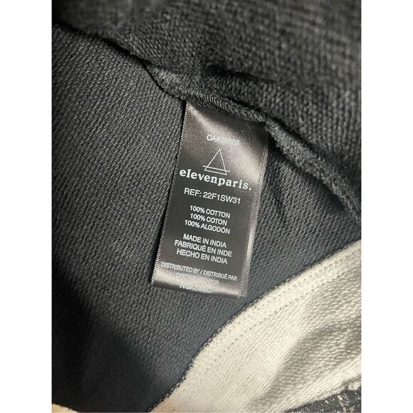 Eleven Paris NWT oversized rawedge Designer crewneck sweatshirt Sz M - Picture 4 of 7